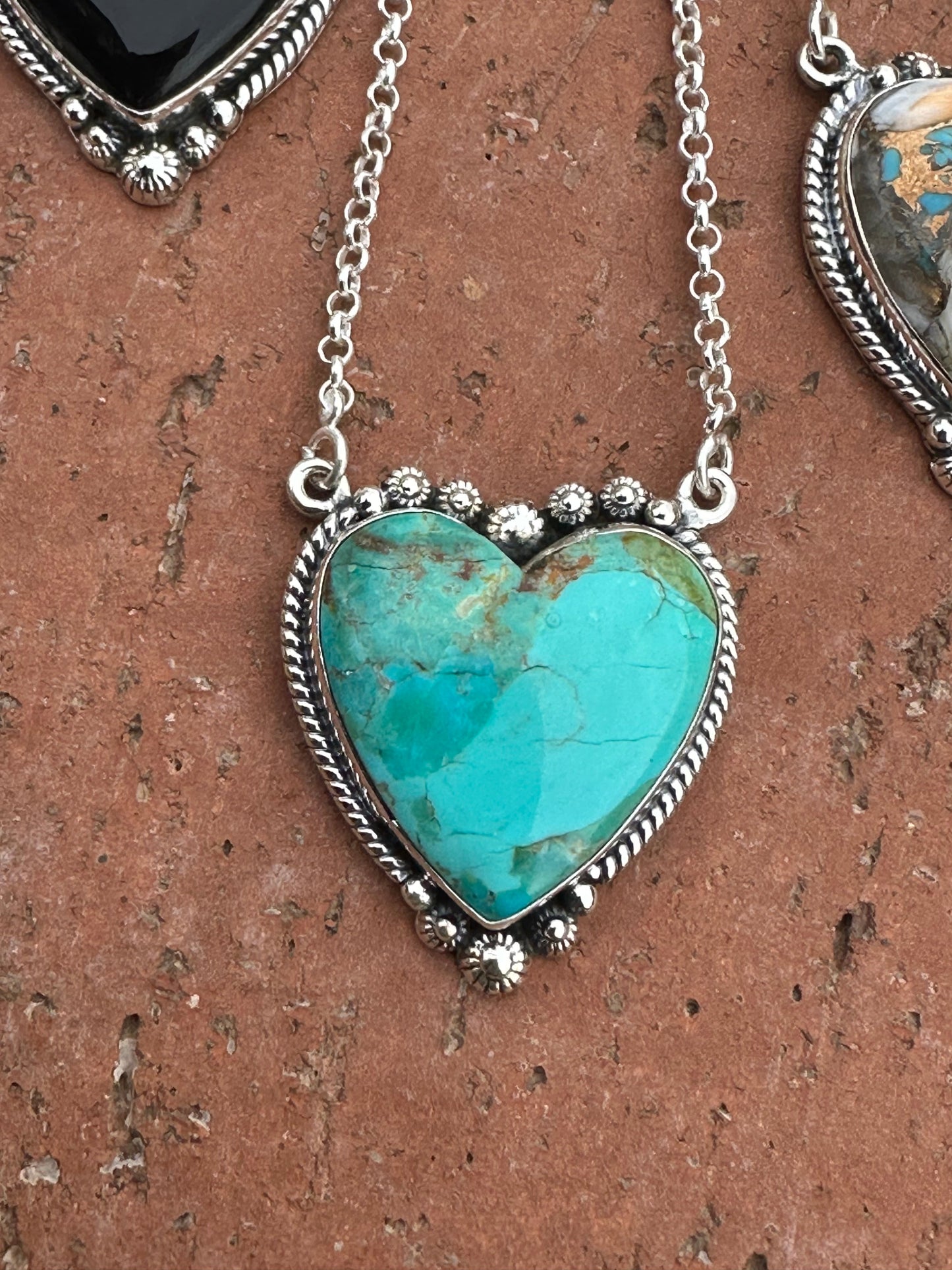 Handmade Sterling Silver  Dream Heart Necklaces