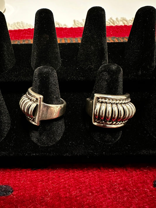 Sterling Silver Nine-Coil Ring by Thomas Charley