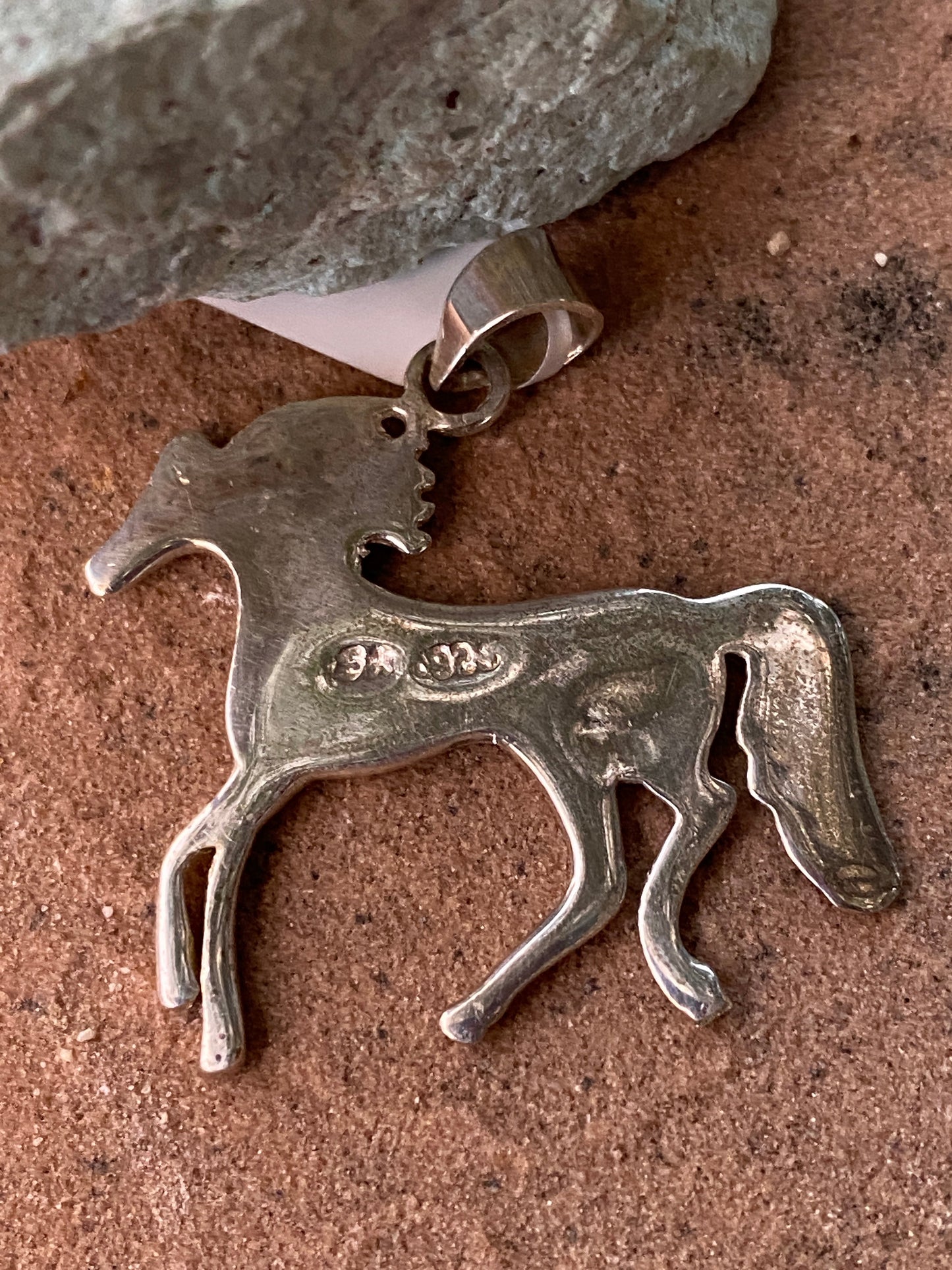Malachite Horse Pendant